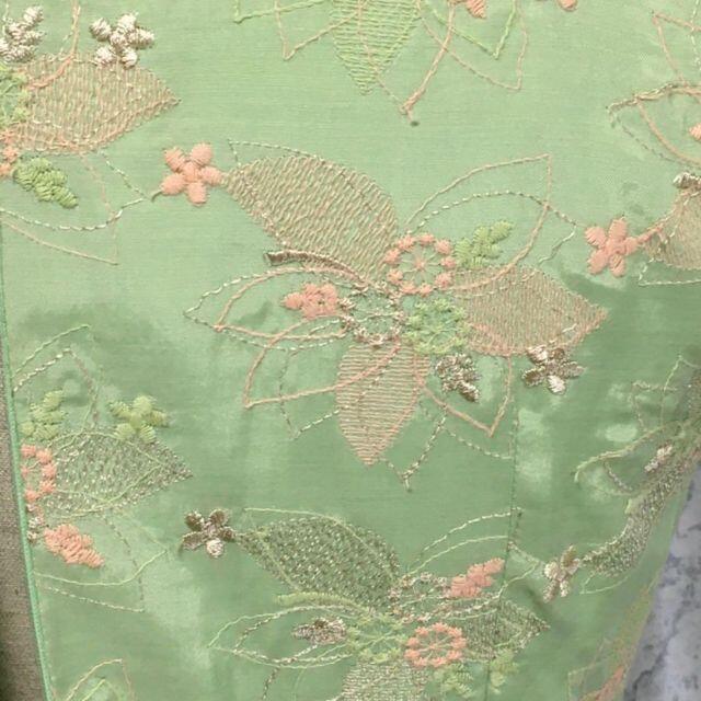 TOCCA(トッカ)のトッカ 花柄 刺繍 スクエアネック フレアスカート ワンピース S相当 レディースのワンピース(ひざ丈ワンピース)の商品写真