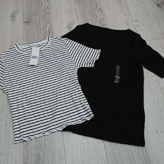 ユニクロ(UNIQLO)のUNIQLO、GU  リブTシャツセット(Tシャツ(半袖/袖なし))