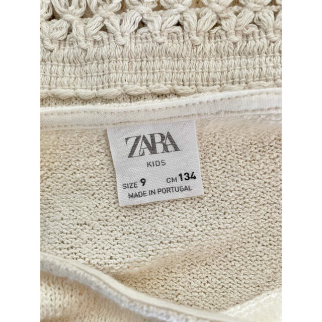 ZARA KIDS(ザラキッズ)の【美品】ZARA ザラ キッズ トップス 134cm キッズ/ベビー/マタニティのキッズ服女の子用(90cm~)(Tシャツ/カットソー)の商品写真