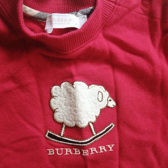 BURBERRY(バーバリー)のバーバリー　トレーナー　80センチ キッズ/ベビー/マタニティのベビー服(~85cm)(トレーナー)の商品写真