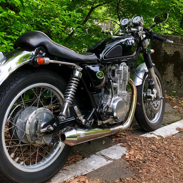 SR400 マフラー グッズ Goods テーパーコーン スリップオン