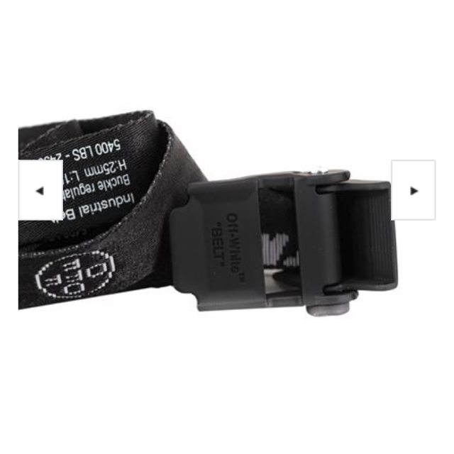 off-white オフホワイト 2.0 インダストリアル ロゴ ベルト