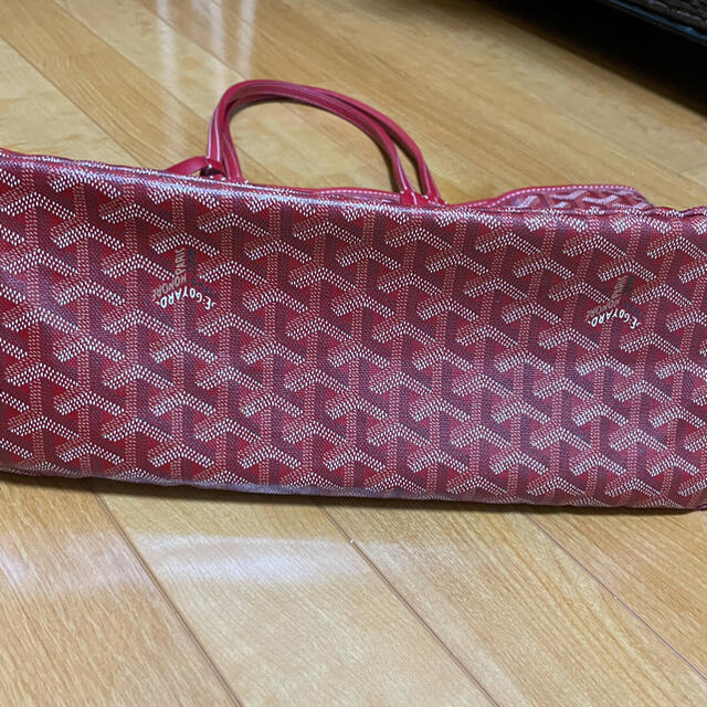 GOYARD(ゴヤール)のT&T様専用　ゴヤール　サンルイPM レッド　トートバッグ レディースのバッグ(トートバッグ)の商品写真