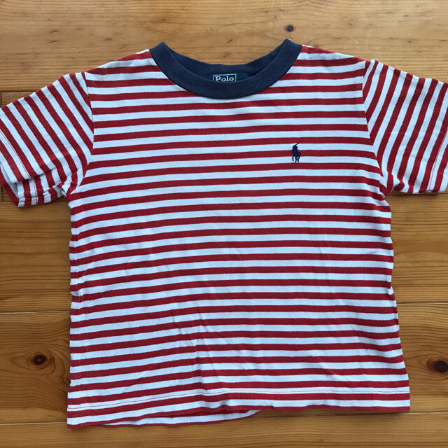 Ralph Lauren(ラルフローレン)のラルフローレン ボーダー Tシャツ100 キッズ/ベビー/マタニティのキッズ服男の子用(90cm~)(Tシャツ/カットソー)の商品写真