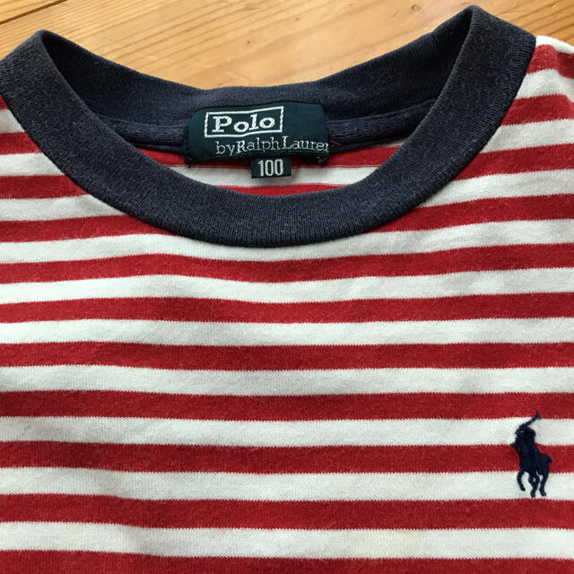 Ralph Lauren(ラルフローレン)のラルフローレン ボーダー Tシャツ100 キッズ/ベビー/マタニティのキッズ服男の子用(90cm~)(Tシャツ/カットソー)の商品写真