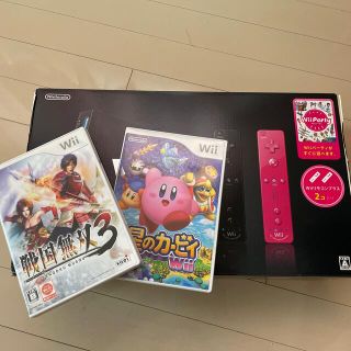 ウィー(Wii)のWiiとソフトセット✩送料込✩ Nintendo Wii本体、ソフト2本付(家庭用ゲーム機本体)