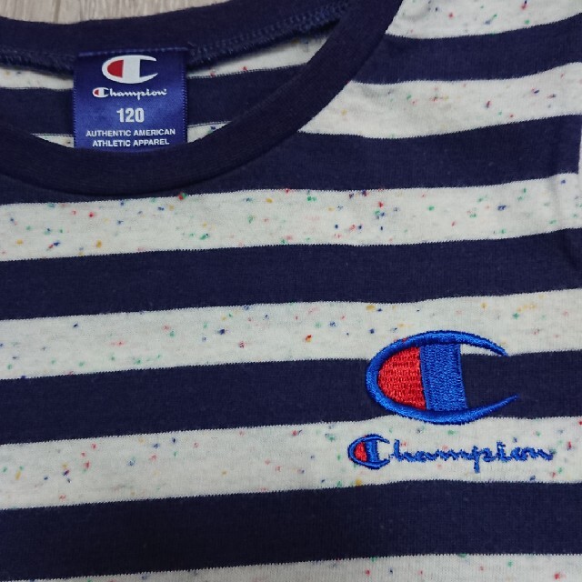 Champion(チャンピオン)の専用🌟チャンピオン  ボーダー Tシャツ キッズ/ベビー/マタニティのキッズ服男の子用(90cm~)(Tシャツ/カットソー)の商品写真