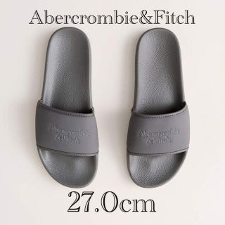 アバクロンビーアンドフィッチ(Abercrombie&Fitch)の新品★ Abercrombie＆Fitch ロゴ スライド サンダル 27cm(ビーチサンダル)