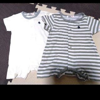 ポロラルフローレン(POLO RALPH LAUREN)のPOLO BABY  ロンパース2枚セット(ロンパース)