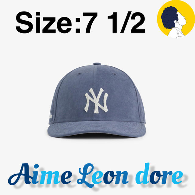 aime Leon dore × new era 7 1/2 ヤンキースネイビーキャップ