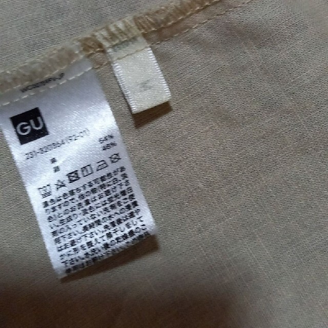 GU(ジーユー)のgu　シャツ レディースのトップス(シャツ/ブラウス(半袖/袖なし))の商品写真