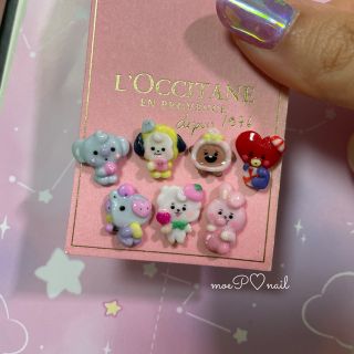 3dネイルパーツ bt21 チミー minini ネイルパーツ