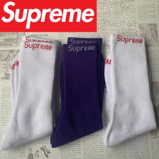 シュプリーム(Supreme)のsupreme ヘインズ 靴下 3組 未使用 シュプリーム hanes ソックス(ソックス)