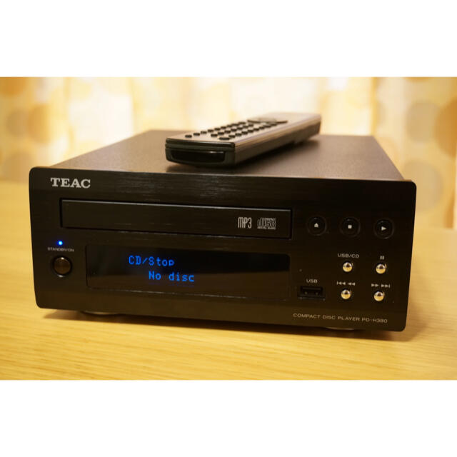 【侍ショップ様用】TEAC（ティアック）CDプレーヤー　PD-H380 スマホ/家電/カメラのオーディオ機器(ポータブルプレーヤー)の商品写真