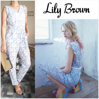 リリーブラウン(Lily Brown)の最終値下げ！Lily Brown リリーブラウン＊総レースオールインワン(オールインワン)