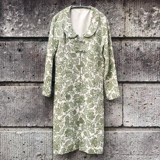 グリモワール(Grimoire)のVintage Flower printed china long jacket(テーラードジャケット)