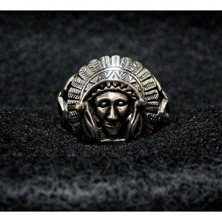 80's・シルバー925・Southwest・Chief Ring・新品・送料込(リング(指輪))