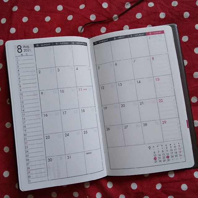 ポケット携帯手帳2021🌼スケジュール手帳ダイアリー🌼シンジル&タクセル黒 エンタメ/ホビーの本(その他)の商品写真