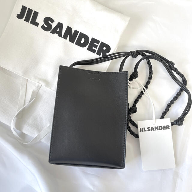 即納】 Jil Sander - □ JIL SANDER ロゴ タングル カーフレザー