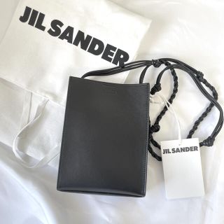 Jil Sanderの□ JIL SANDER ロゴ タングル カーフレザー スモール ...