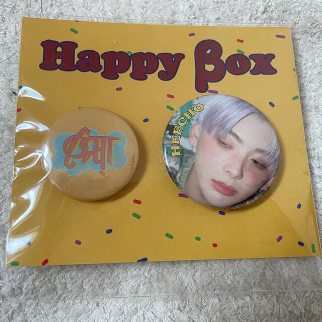 ORβIT Happy βox キムヒチョン　缶バッチ エンタメ/ホビーのCD(K-POP/アジア)の商品写真