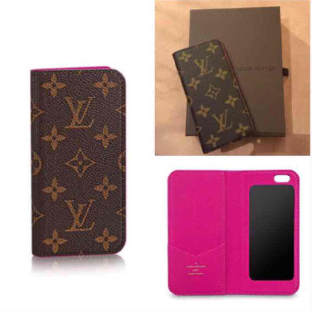 LOUIS VUITTON(ルイヴィトン)の新品未使用 ルイヴィトン iPhone6ケース フォリオ ローズ スマホ/家電/カメラのスマホアクセサリー(iPhoneケース)の商品写真