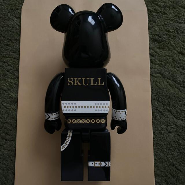 ベアブリック BE@RBRICK 400% SKULL ブレスレット付き