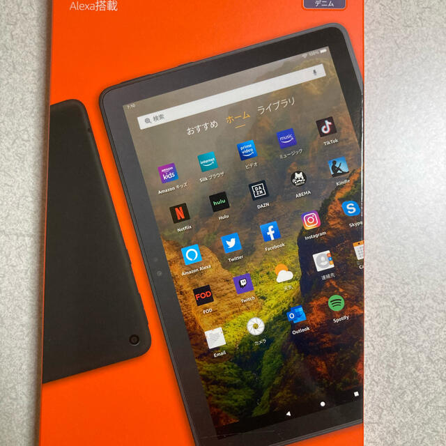 fire HD 10 32GB デニム - タブレット