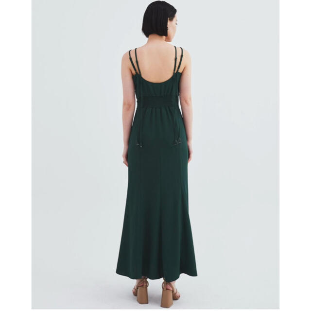 Ameri VINTAGE(アメリヴィンテージ)のGLASS DRESS （green）サイズ0 レディースのワンピース(ロングワンピース/マキシワンピース)の商品写真