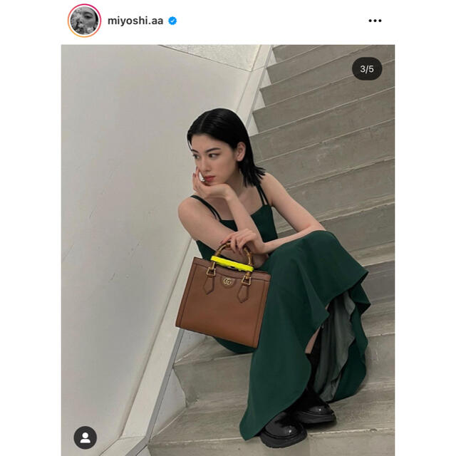 Ameri VINTAGE(アメリヴィンテージ)のGLASS DRESS （green）サイズ0 レディースのワンピース(ロングワンピース/マキシワンピース)の商品写真