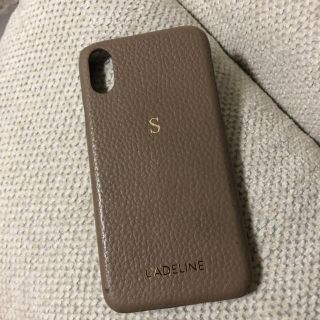 iPhone Xケース　ベージュ(iPhoneケース)