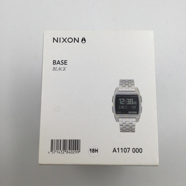 未使用 NIXON ニクソン BASE ベース デジタル時計 A1107000