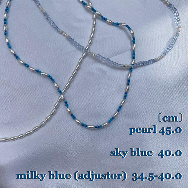 jouetie(ジュエティ)のbeads necklace:) ハンドメイドのアクセサリー(ネックレス)の商品写真