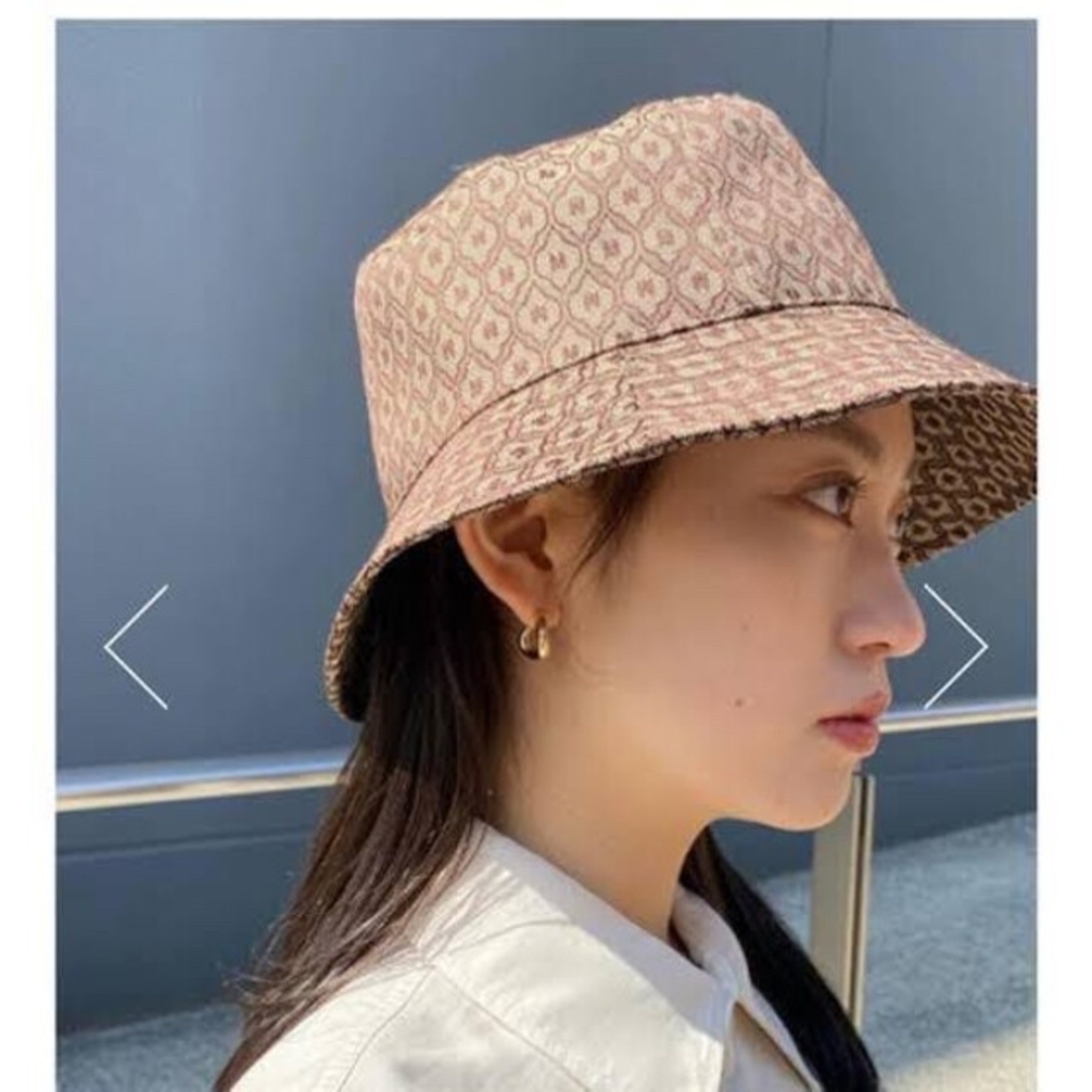 moussy(マウジー)のモノグラムバケットハット レディースの帽子(ハット)の商品写真