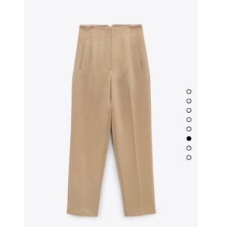 ザラ(ZARA)のZARA ハイウエストパンツ(クロップドパンツ)