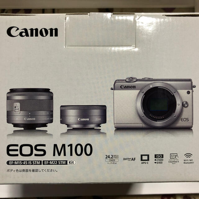 Canon EOS M100 wレンズキット 高級素材使用ブランド 20580円引き