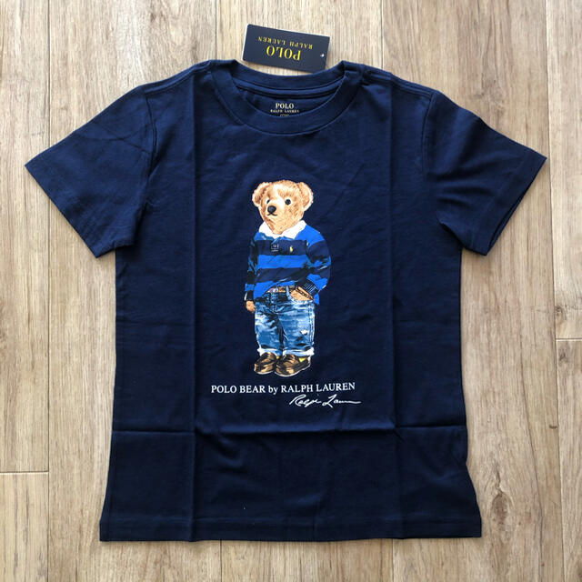 Ralph Lauren(ラルフローレン)のラルフローレン　100 キッズ　ネイビー　ポロベア Tシャツ　子供服　 キッズ/ベビー/マタニティのキッズ服男の子用(90cm~)(Tシャツ/カットソー)の商品写真