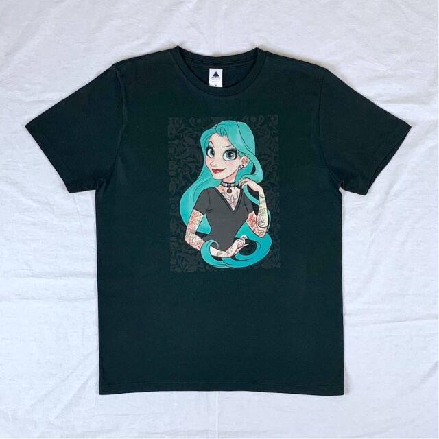 【ロック Tシャツ】新品 プリンセス セクシー タトゥー 黒 Tシャツ