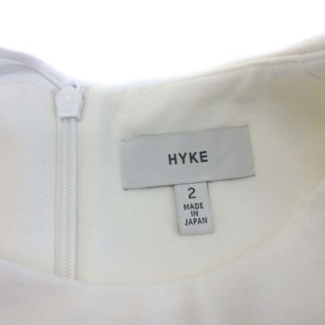 HYKE(ハイク)のハイク 20SS 2 M SLEEVELESS TEE カットソー アイボリー  レディースのトップス(カットソー(半袖/袖なし))の商品写真