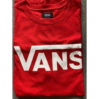 ヴァンズ(VANS)のvans 赤　半袖(Tシャツ/カットソー(半袖/袖なし))