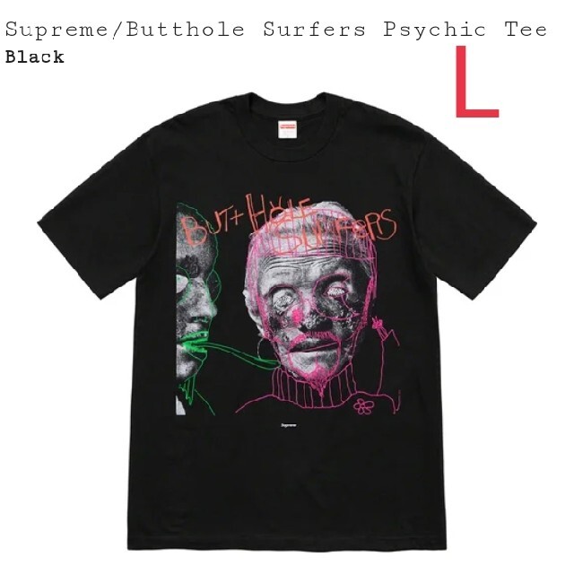 Supreme Butthole Surfers Psychic Tee  LTシャツ/カットソー(半袖/袖なし)