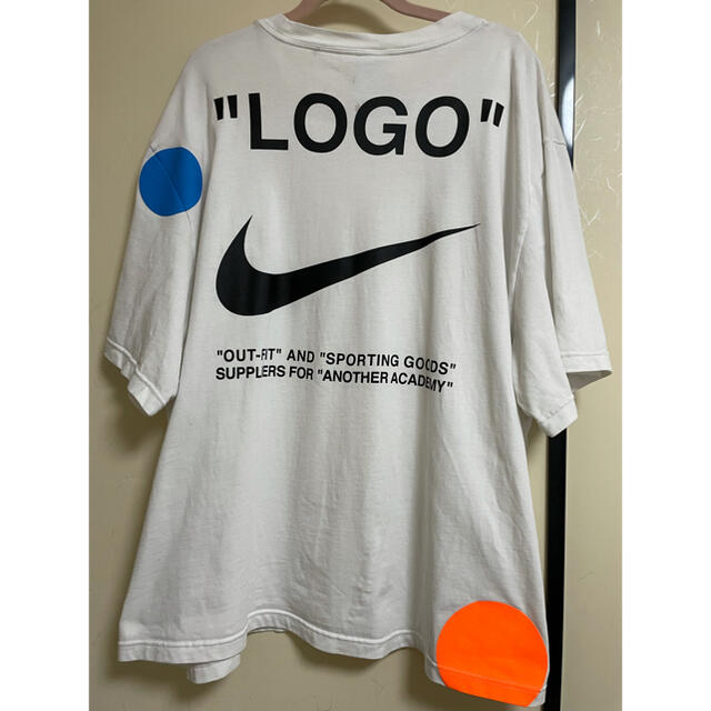Tシャツ/カットソー(半袖/袖なし)NIKE off-white コラボ　Tシャツ　大きいサイズ　XXL
