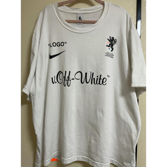 OFF-WHITE(オフホワイト)のNIKE off-white コラボ　Tシャツ　大きいサイズ　XXL メンズのトップス(Tシャツ/カットソー(半袖/袖なし))の商品写真