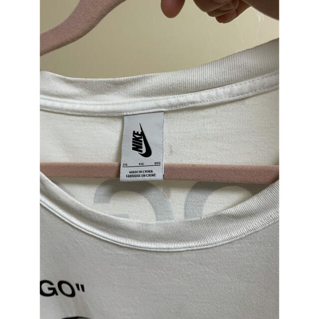 OFF-WHITE(オフホワイト)のNIKE off-white コラボ　Tシャツ　大きいサイズ　XXL メンズのトップス(Tシャツ/カットソー(半袖/袖なし))の商品写真