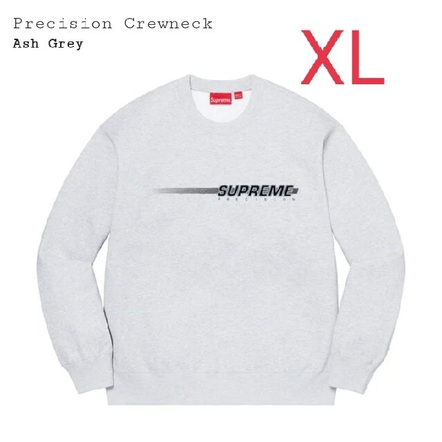 シュプリーム　Supreme Precision Crewneck グレー XL