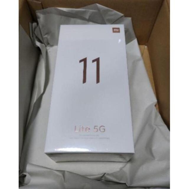 新品未開封 Mi 11 Lite 5G 国内版 SIMフリー ミントグリーン