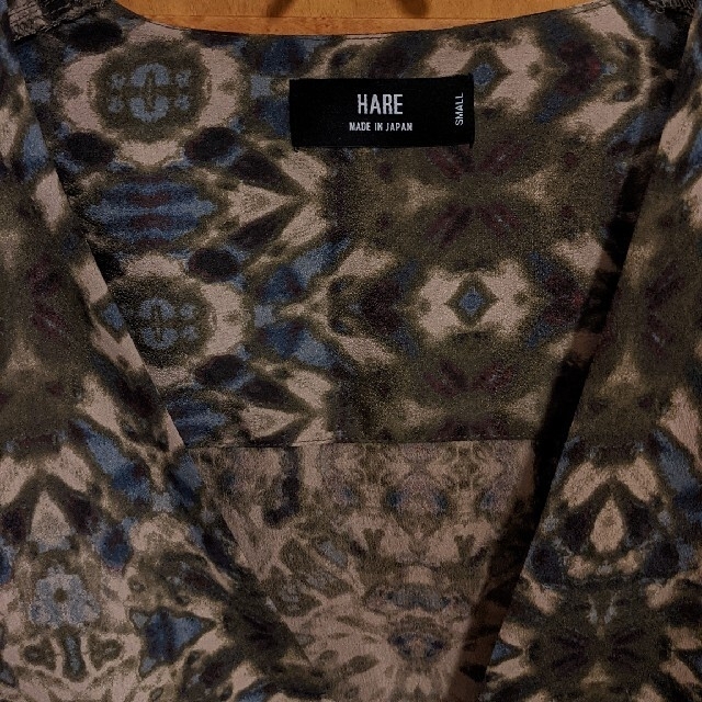 HARE(ハレ)のHARE　アフリカパターンシャツ7部袖 日本製 メンズのトップス(Tシャツ/カットソー(七分/長袖))の商品写真