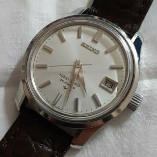 セイコー(SEIKO)のマース様専用　スケルトン裏蓋　キングセイコー44KS　OH済　4402-8000(腕時計(アナログ))