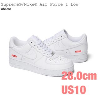 シュプリーム(Supreme)の【28cm】supreme nike Air Force 1 Low(スニーカー)