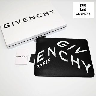 ジバンシィ(GIVENCHY)の新品 2021SS Givenchy ロゴ レザー クラッチバッグ(セカンドバッグ/クラッチバッグ)